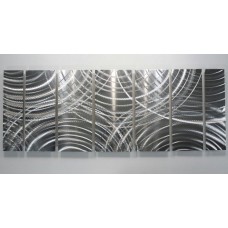 Metal Abstract Modern Wall Art  Silver Sculpture Home Decor Original Jon Allen 765573608083  351362280293